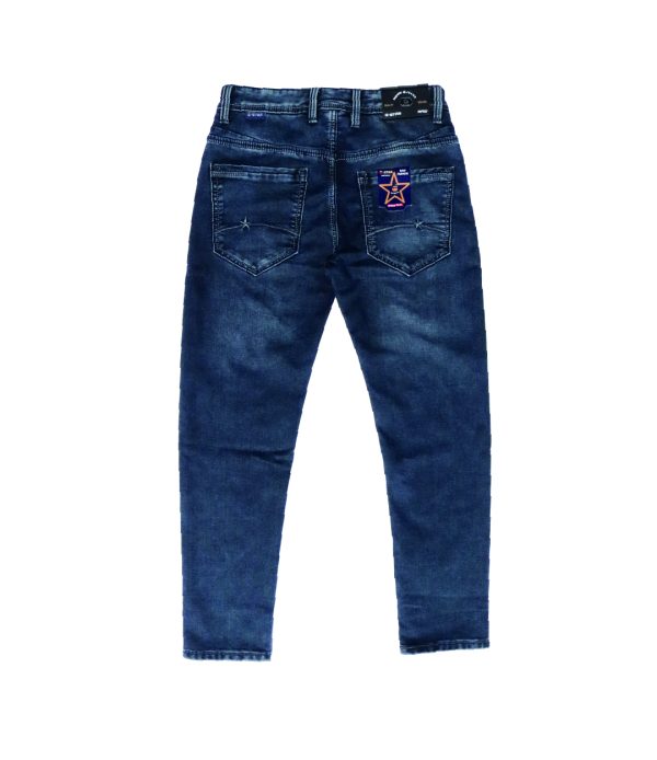 kingfisher knit denim deep blue pants for men in bangladesh, bold look & modern elegance