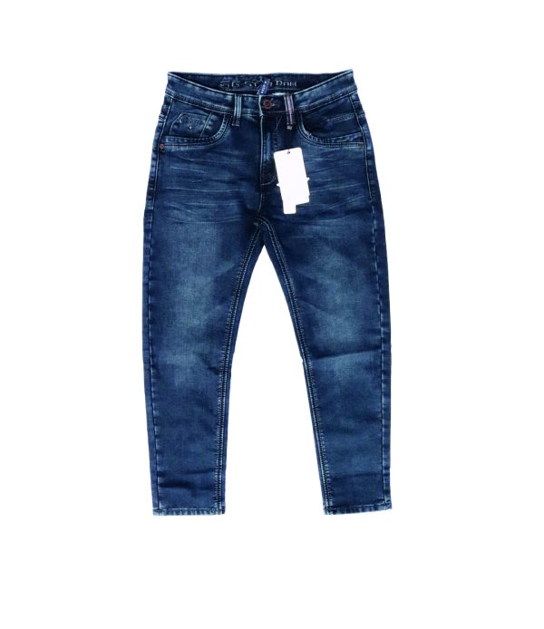 kingfisher knit denim deep blue pants for men in bangladesh, bold look & modern elegance